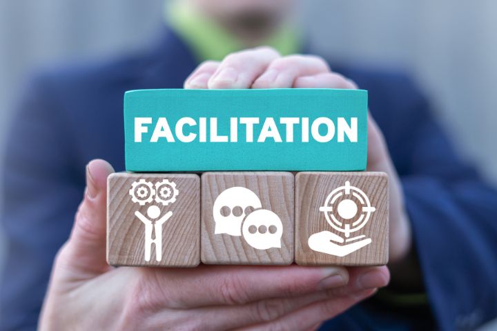 facilitationと書かれたブロックの画像